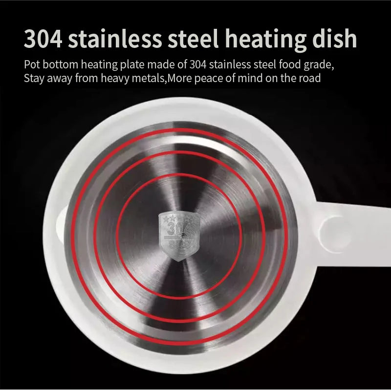 Convenient Foldable Electric Kettle with Silicone Handle
