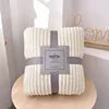 Luxury High Quality Raschel Throw Fleece Blanket Solid Soft Warm Cozy for Winter for Sofa Bed Flannel-Wholesale