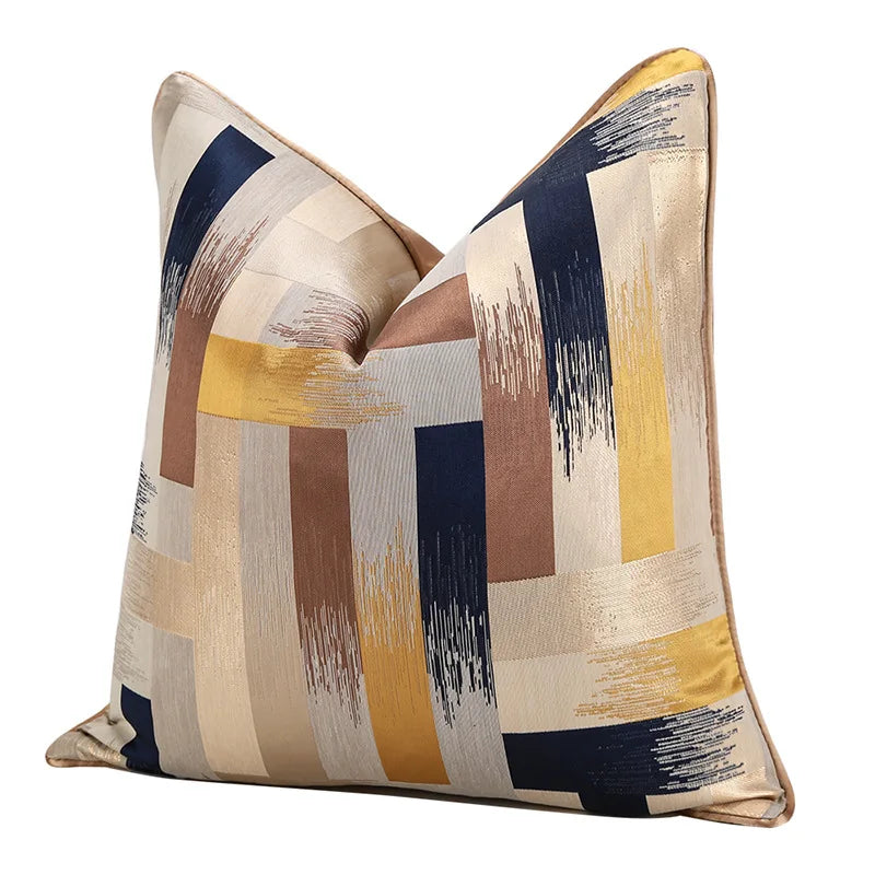 Luxury Cream Throw Pillow Covers Texture Cushion Cover Furniture Interior Decoration 45*45CM 50*50CM