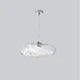 D300mm Amber Cloud Glass Small Pendant Lamp for Art Deco Linghting  American Pendant Light Julia M LifeStyles