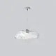 D300mm Amber Cloud Glass Small Pendant Lamp for Art Deco Linghting  American Pendant Light Julia M LifeStyles