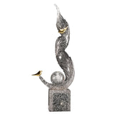 Entrance Ornament Epoxy Resin Sculpted Figurine for Living Room Entry Door Hall