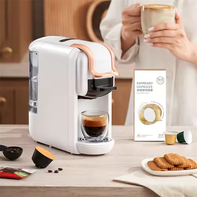 1450w Portable Italian Capsule Coffee Machine for Household Hotel Use  5-in-1 19Bar Electric Automatic Espresso Coffee Maker Julia M LifeStyles