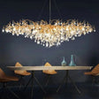 Crystal Lamp L160 CM Light Fixtures Modern Drop Light for Dinning Room Chandeliers Ceiling Luxury Lamps Julia M LifeStyles