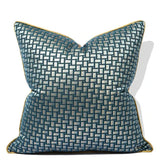 Geometric Luxury Green Pillow Covers 18x18 Inch Farmhouse Decorative Throw Pillow Covers for Home Decor Julia M LifeStyles