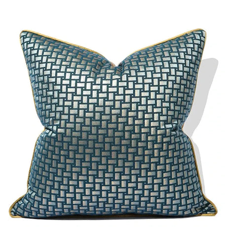 Geometric Luxury Green Pillow Covers 18x18 Inch Farmhouse Decorative Throw Pillow Covers for Home Decor Julia M LifeStyles