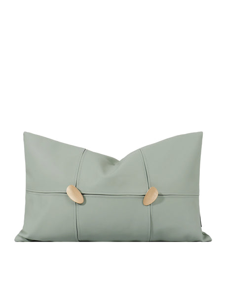 Tiff Home New Design Wholesale 30*50cm Light Cyan Spliced Embroidered High-End Throw Pillow