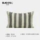 Striped Linen Cotton Jacquard Sofa Pillow Cushion Cover  Modern Luxury Throw Pillow case Living Room Decor Hotel Supplies