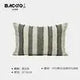 Striped Linen Cotton Jacquard Sofa Pillow Cushion Cover  Modern Luxury Throw Pillow case Living Room Decor Hotel Supplies Julia M LifeStyles