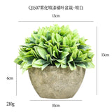 DS  Artificial Plants Potted Greenery Green Grass Plastic Faux Topiary Shrubs for Bathroom Home Kitchen Office Farmhouse Decor Julia M LifeStyles