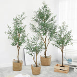 Nearly Natural Small 1meter 6 Feet 6ft Large Fake Artificial Plants Outdoor 9 Feet 8 Ft 2.1m 2m Big Potted Faux Olive Tree