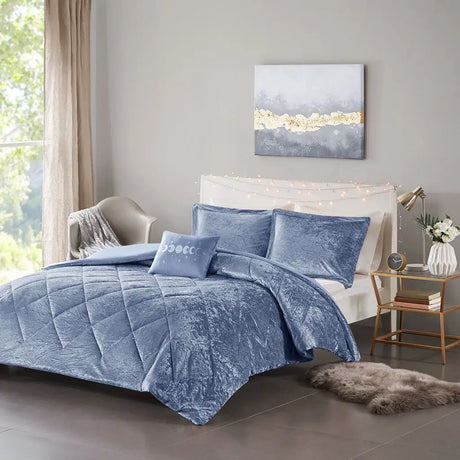 Velvet Woven Duvet Cover Set - King & Twin Options for Winter Elegance