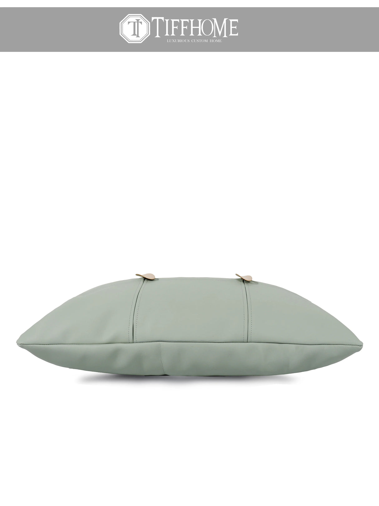 Tiff Home New Design Wholesale 30*50cm Light Cyan Spliced Embroidered High-End Throw Pillow