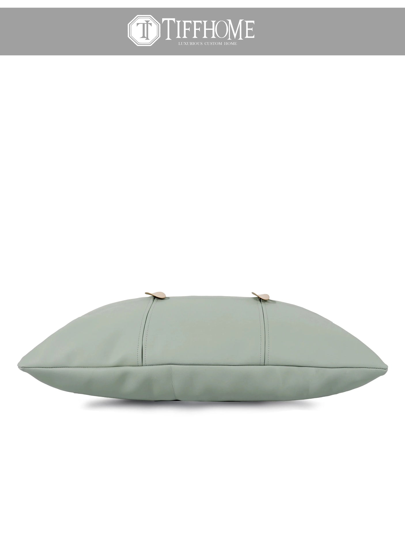 Home New Design 30*50cm Light Cyan Spliced Embroidered High-End Throw Pillow Julia M LifeStyles
