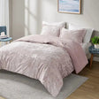 Winter Comforter Set Crushed Velvet Sherpa Reversible Floral Solid Woven Technique Cotton PVC King Super King Home Julia M LifeStyles