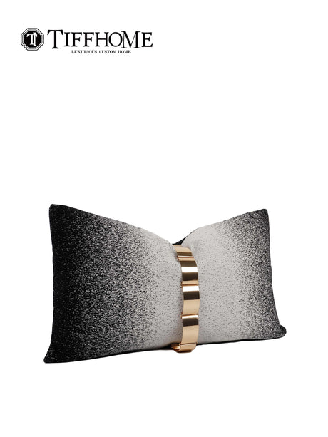 Tiff Home Wholesale New Trends Gold Buckle Waist Pillow Customize Home Decorative Pillowcase Cushion Cover