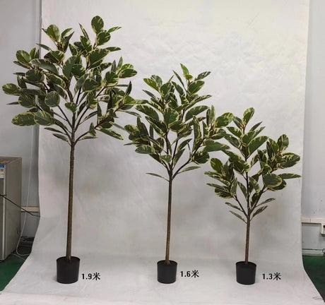 Premium Handmade Artificial Indoor Plant Faux Fiddle Leaf Bonsai Trees Premium Artificial Fiddle Leaf Fig Tree