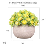DS  Artificial Plants Potted Greenery Green Grass Plastic Faux Topiary Shrubs for Bathroom Home Kitchen Office Farmhouse Decor Julia M LifeStyles