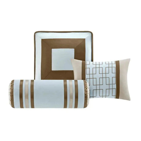 Floral Elegance 7-Piece Comforter Set for Queen & King Sizes Julia M LifeStyles