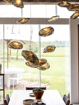 D300mm Amber Cloud Glass Small Pendant Lamp for Art Deco Linghting  American Pendant Light Julia M LifeStyles