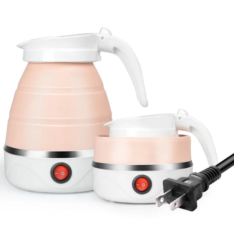 Convenient Foldable Electric Kettle with Silicone Handle