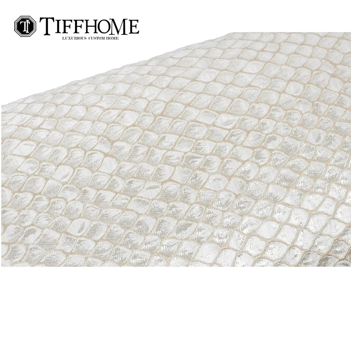 Luxury Organic Cushion Covers White Gold Texture Waist Pillow Covers Geometric Modern for Bedroom Living Room Decor Julia M LifeStyles