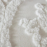 3-Piece Tufted Cotton Chenille Damask Duvet Cover Set Julia M LifeStyles