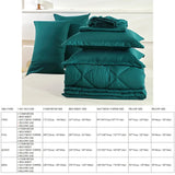 7-Piece Mattress Topper Comforter and Pillowcases Flat Sheet Set Premium Bedding for Comfort and Relaxation Julia M LifeStyles