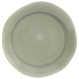 Sage Sixteen-Piece Luxury Ceramic Dinnerware Set for Four Stoneware Tableware Service Including Plates Utensils
