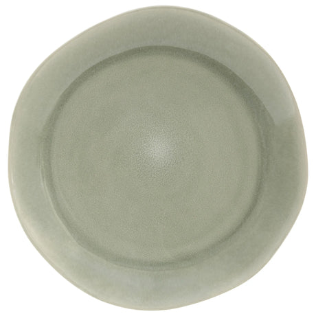 Sage Sixteen-Piece Luxury Ceramic Dinnerware Set for Four Stoneware Tableware Service Including Plates Utensils