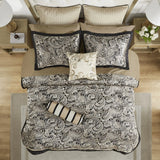 12-Piece Comforter & Cotton Bed Sheets Set with Duvet Cover