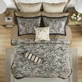12-Piece Comforter Set with Cotton Bed Sheets Includes Duvet Cover Quilts 4-Piece Set with Fitted and Flat Sheets Julia M LifeStyles