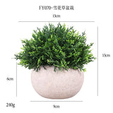 DS  Artificial Plants Potted Greenery Green Grass Plastic Faux Topiary Shrubs for Bathroom Home Kitchen Office Farmhouse Decor Julia M LifeStyles