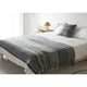 Ethnic Style Knitted Blanket and Pillow Set Wholesale Decorative Striped Cushion and Throw