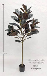 Premium Handmade Artificial Indoor Plant Faux Fiddle Leaf Bonsai Trees Premium Artificial Fiddle Leaf Fig Tree