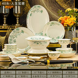 Floral Luxury Round Dinner Set – High Quality Porcelain for Elegant Dining