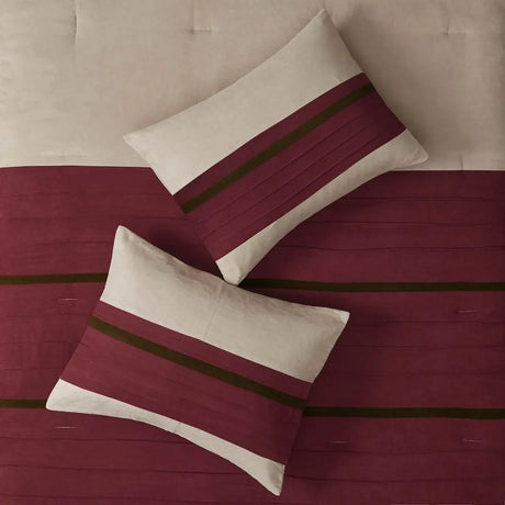 Floral Woven 7-Piece Comforter Set for King & Queen Beds