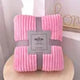 Luxury High Quality Raschel Throw Fleece Blanket Solid Soft Warm Cozy for Winter for Sofa Bed Flannel-Wholesale