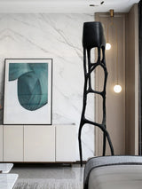 Modern Creative Ornaments Hotel Lobby Villa Large Vertical Ornaments Living Room Bedroom Floor Sculpture Lamp