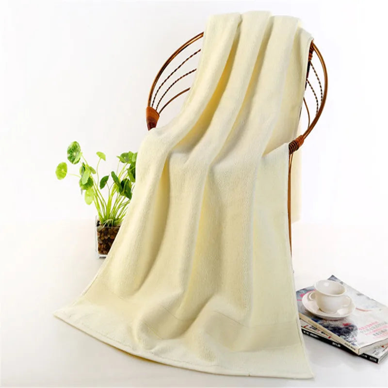 Egyptian Cotton beach towel Terry Bath Towels bathroom 70*140cm 650g Thick Luxury Solid for SPA Bathroom Bath Towels for Adults - Julia M LifeStyles