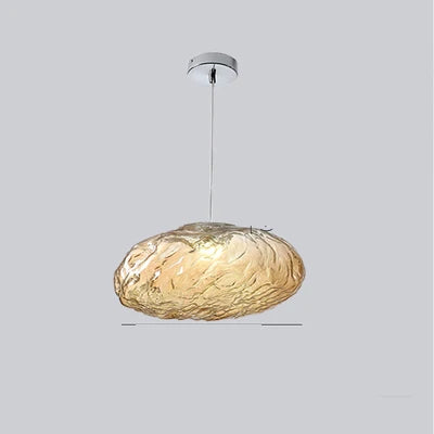 D300mm Amber Cloud Glass Small Pendant Lamp for Art Deco Linghting  American Pendant Light Julia M LifeStyles