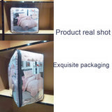 Light Luxury Rabbit Fur Plush 4-Piece Winter Set Julia M LifeStyles