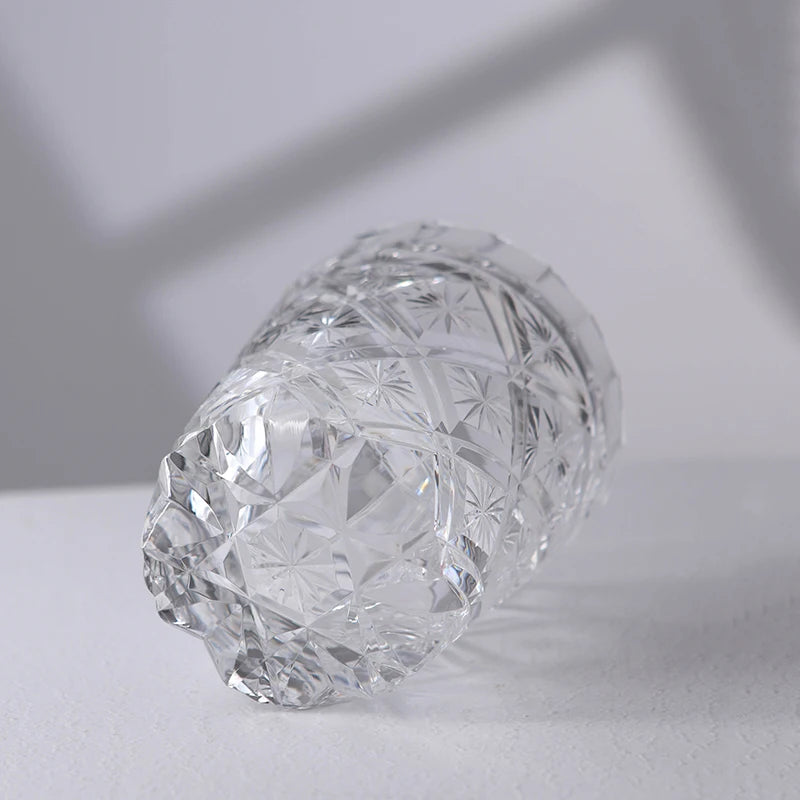 Crystal Transparent Whisky Wine Glass Edo Kiriko Starlight Handmade High Quality Water Cup Birthday Present Souvenir