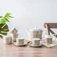 Elegant Bone China Coffee & Tea Set in Minimalist Design Julia M LifeStyles