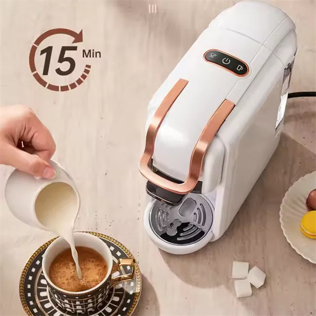 1450w Portable Italian Capsule Coffee Machine for Household Hotel Use  5-in-1 19Bar Electric Automatic Espresso Coffee Maker Julia M LifeStyles