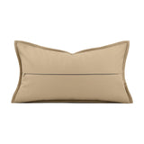 Echo Modern Leather Pillow Cases Cushion Cover for Townhouse and Model Home Sofa Decorative  Pillows Cushions Julia M LifeStyles