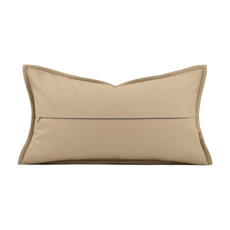 Echo Modern Leather Pillow Cases Cushion Cover for Townhouse and Model Home Sofa Decorative  Pillows Cushions Julia M LifeStyles