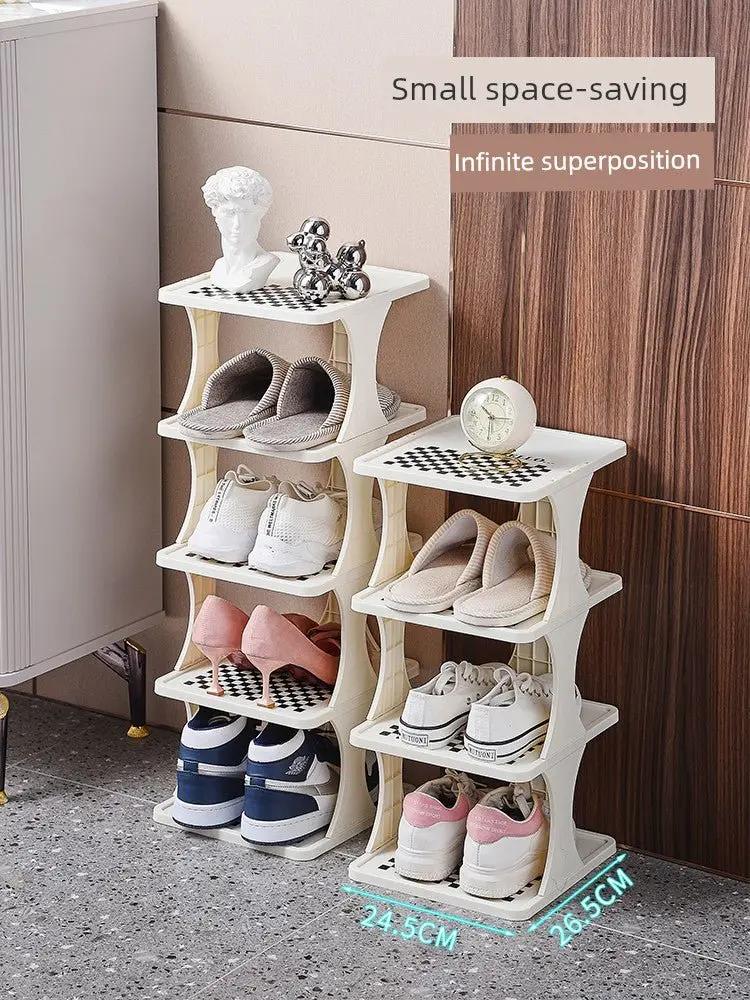 Indoor Small Narrow Gap Entrance Dormitory Good-looking Shoe Rack - Julia M LifeStyles