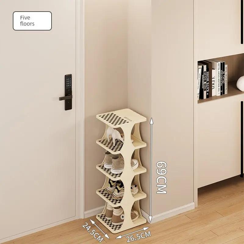 Indoor Small Narrow Gap Entrance Dormitory Good-looking Shoe Rack - Julia M LifeStyles