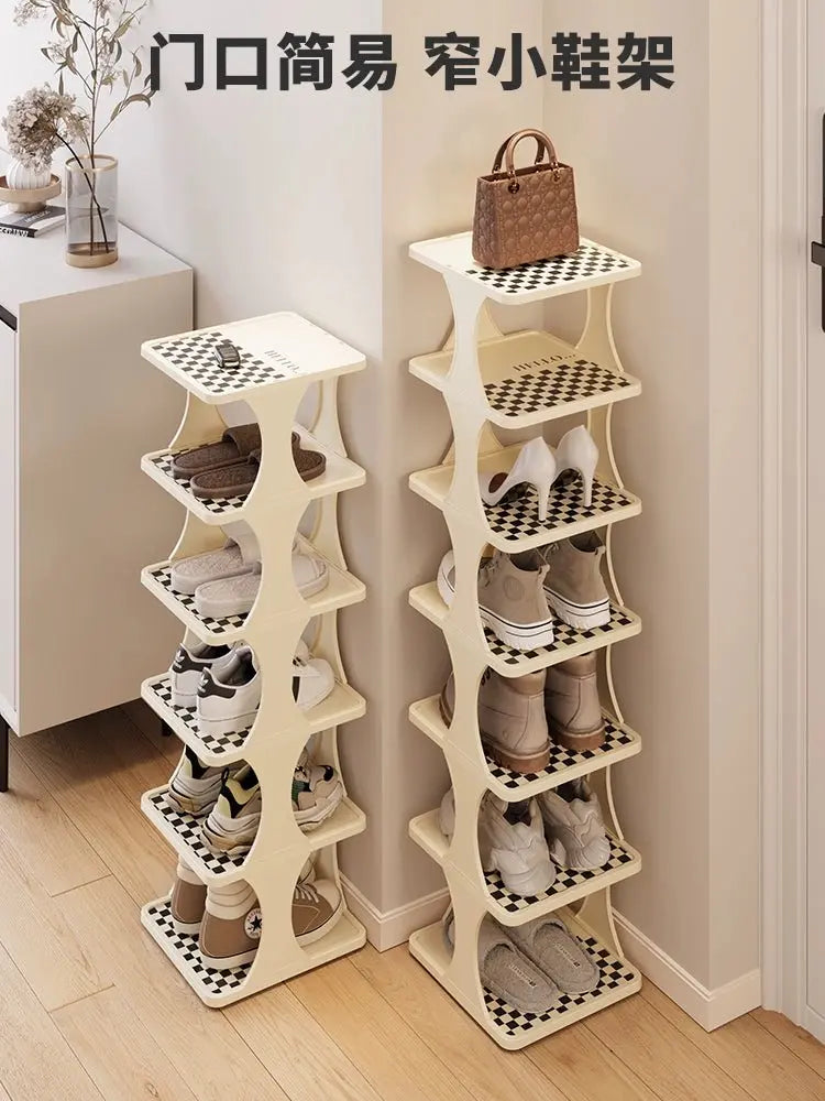 Indoor Small Narrow Gap Entrance Dormitory Good-looking Shoe Rack - Julia M LifeStyles